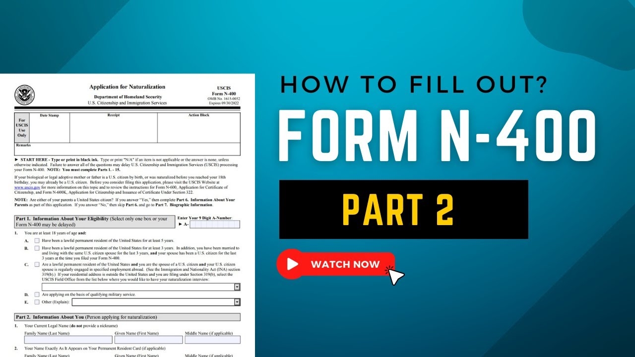 Form N-400 In Spanish