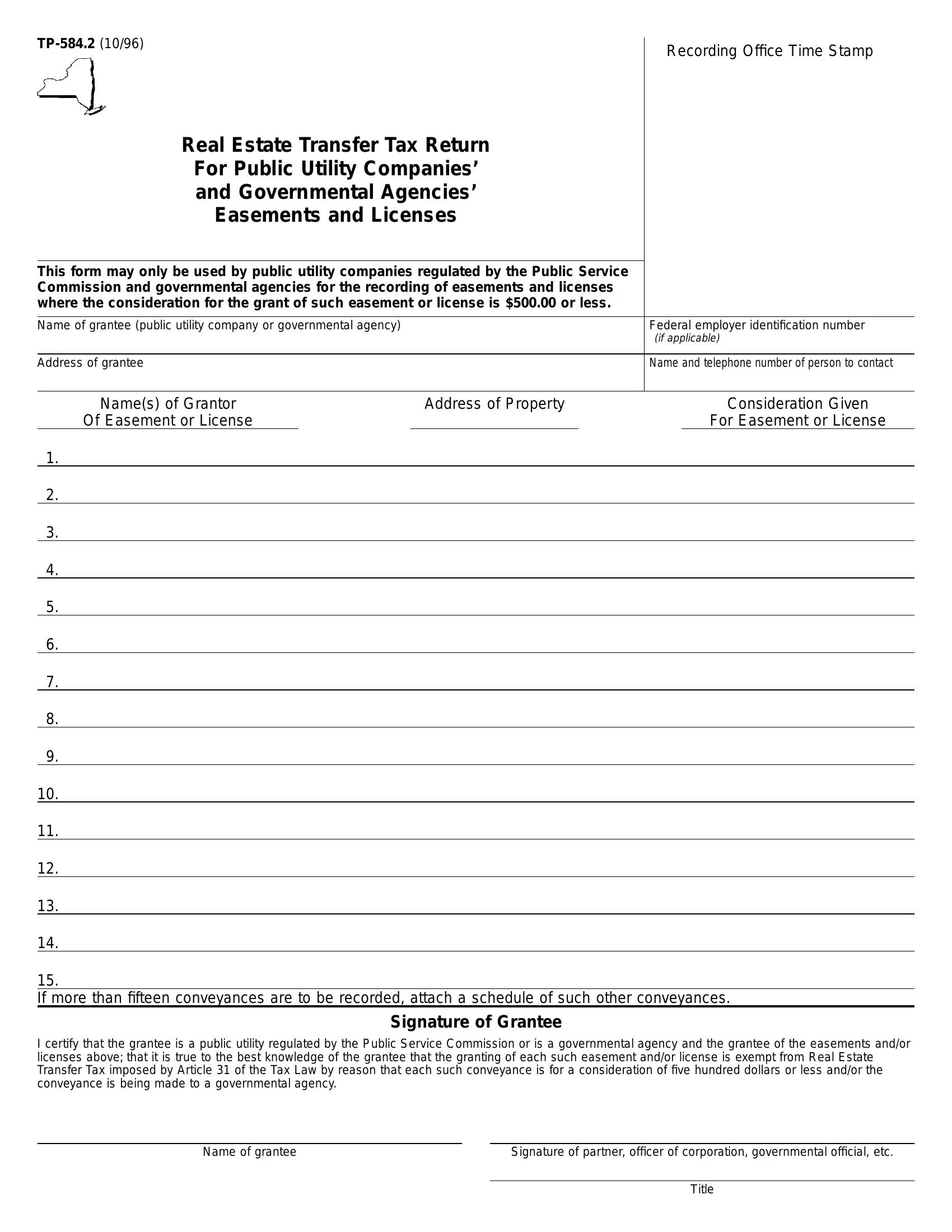 Form Tp 584 2 Fill Out Printable PDF Forms Online