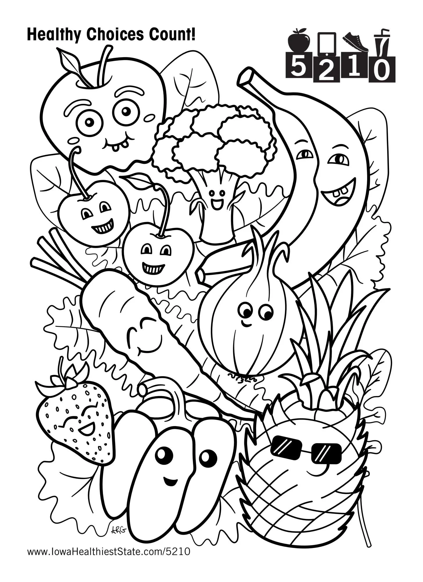 FREE 5 2 1 0 PRINTABLES Iowa Healthiest State Initiative