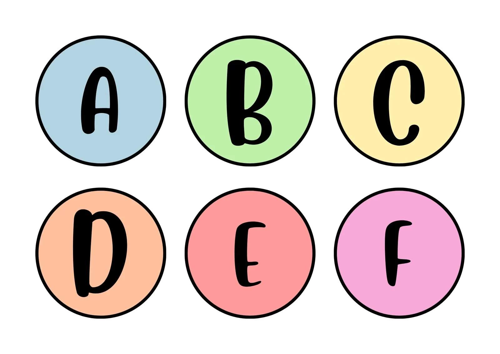 Alphabet Design A To Z Printable