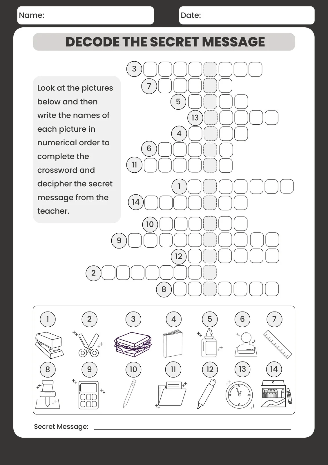 Free Printable Acrostic Puzzles Online