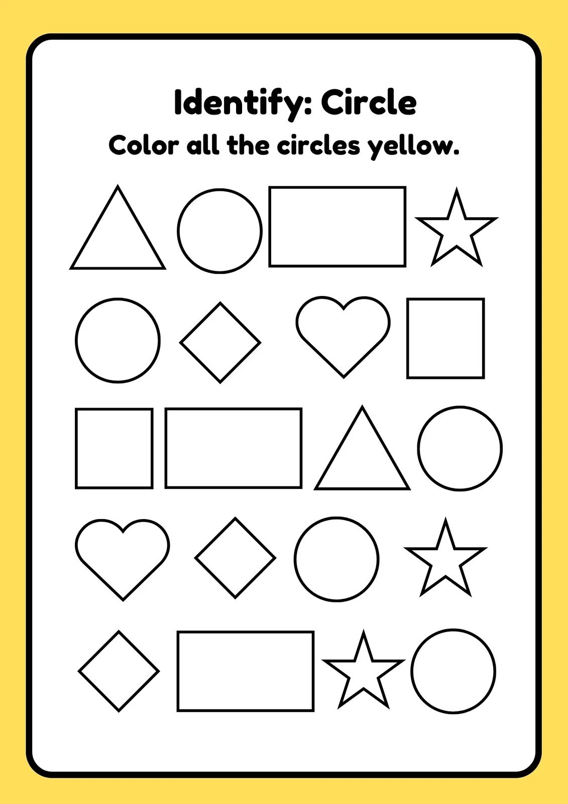 Free And Customizable Shape Templates