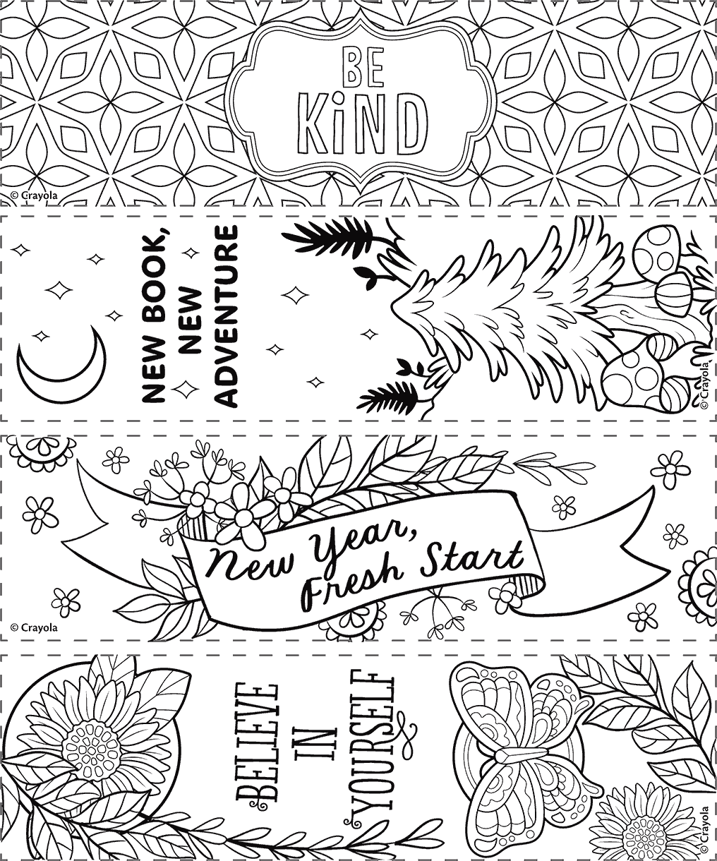 Printable Design Your Own Bookmarks