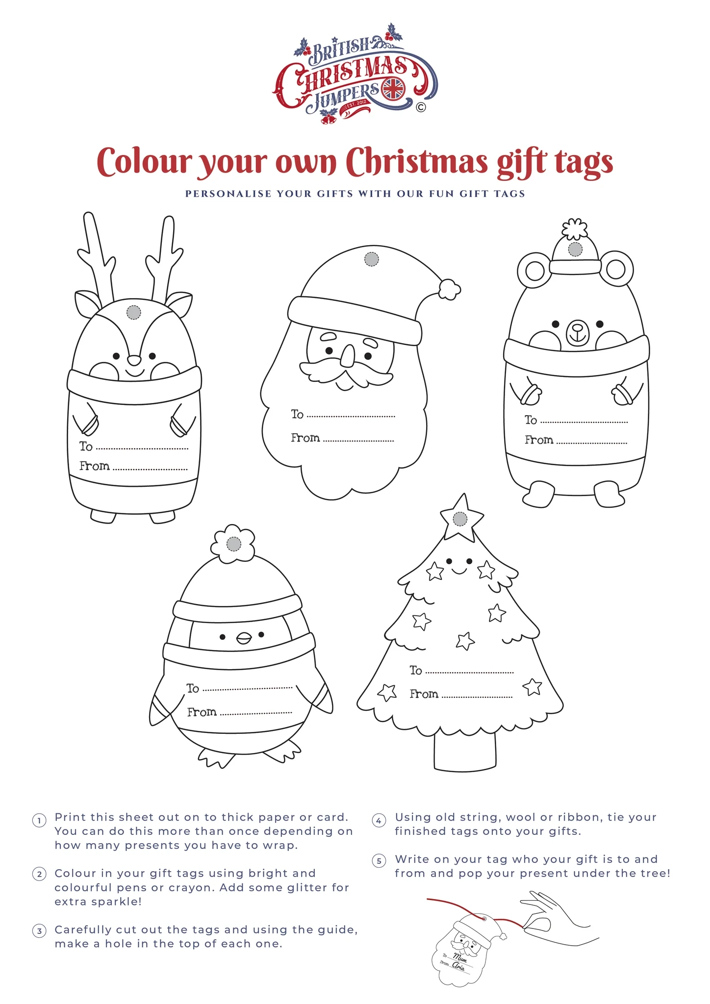 Christmas Activity Sheets Free