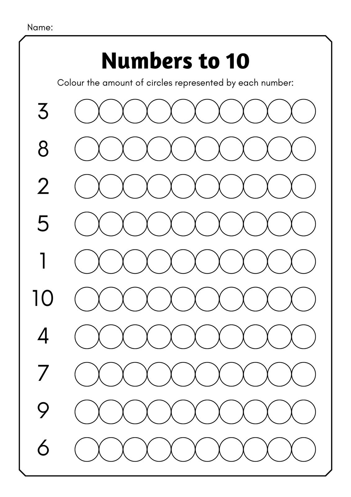 Printable Worksheets For Nursery Free