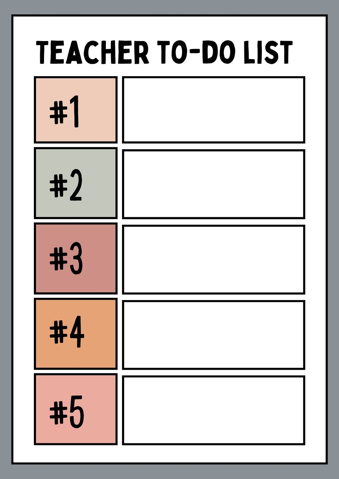 Free Custom Printable Worksheet Templates For Teachers 
