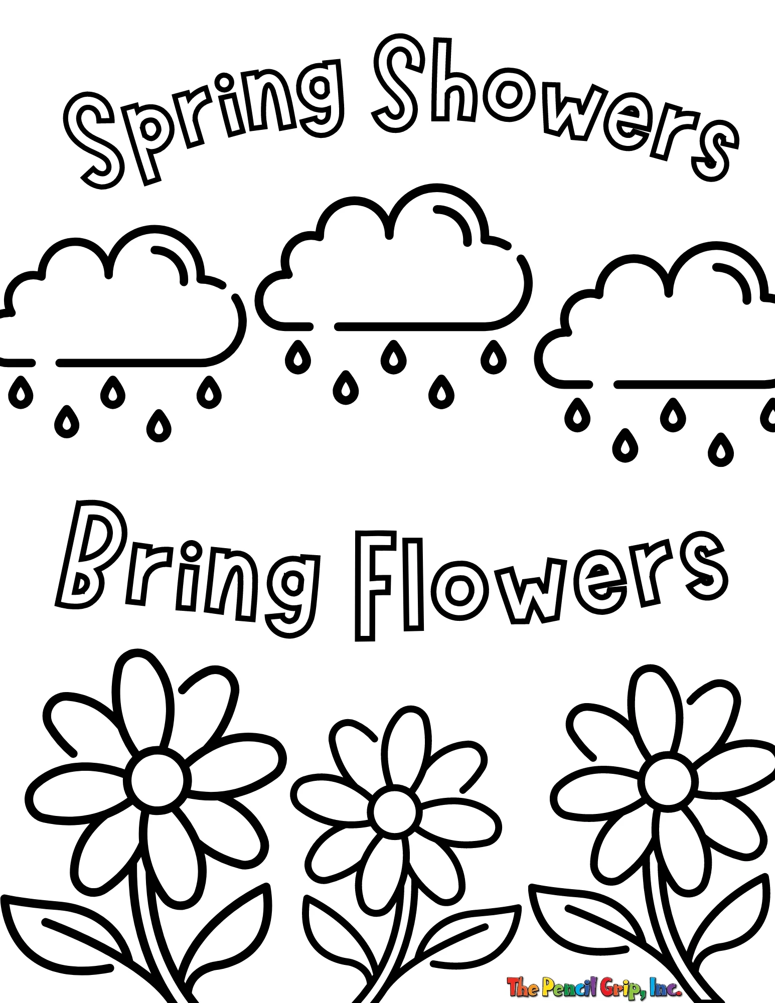 Free Downloadable Spring Coloring Sheets TPG Creations The 