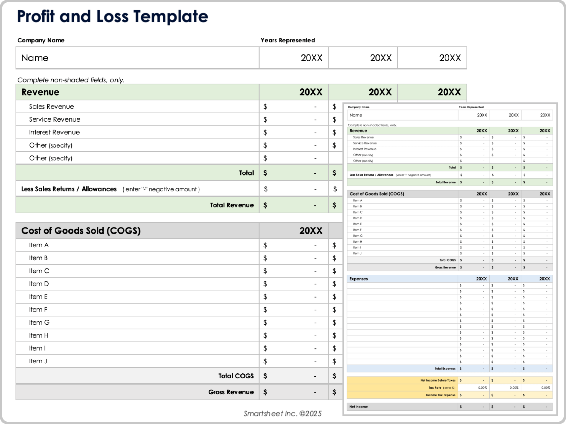 Free Excel Accounting Templates