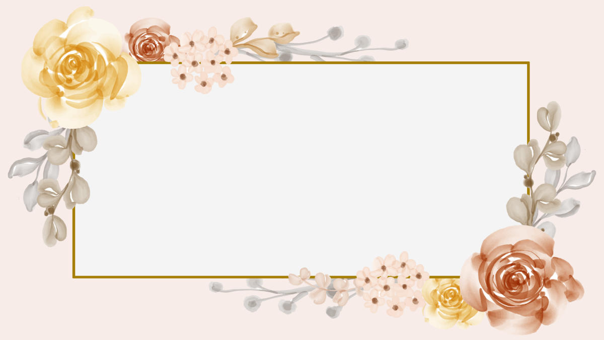 Free Floral Border Templates Editable And Printable