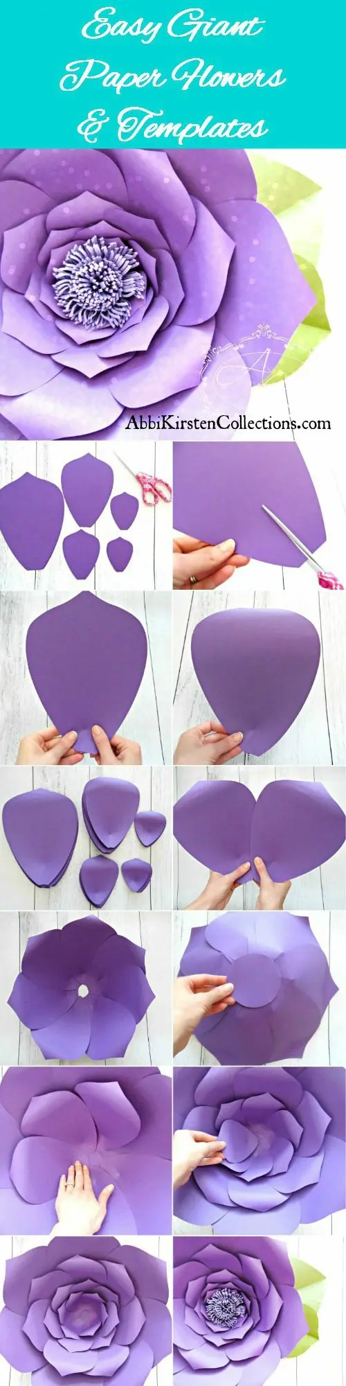Paper Flower Template Free Printable