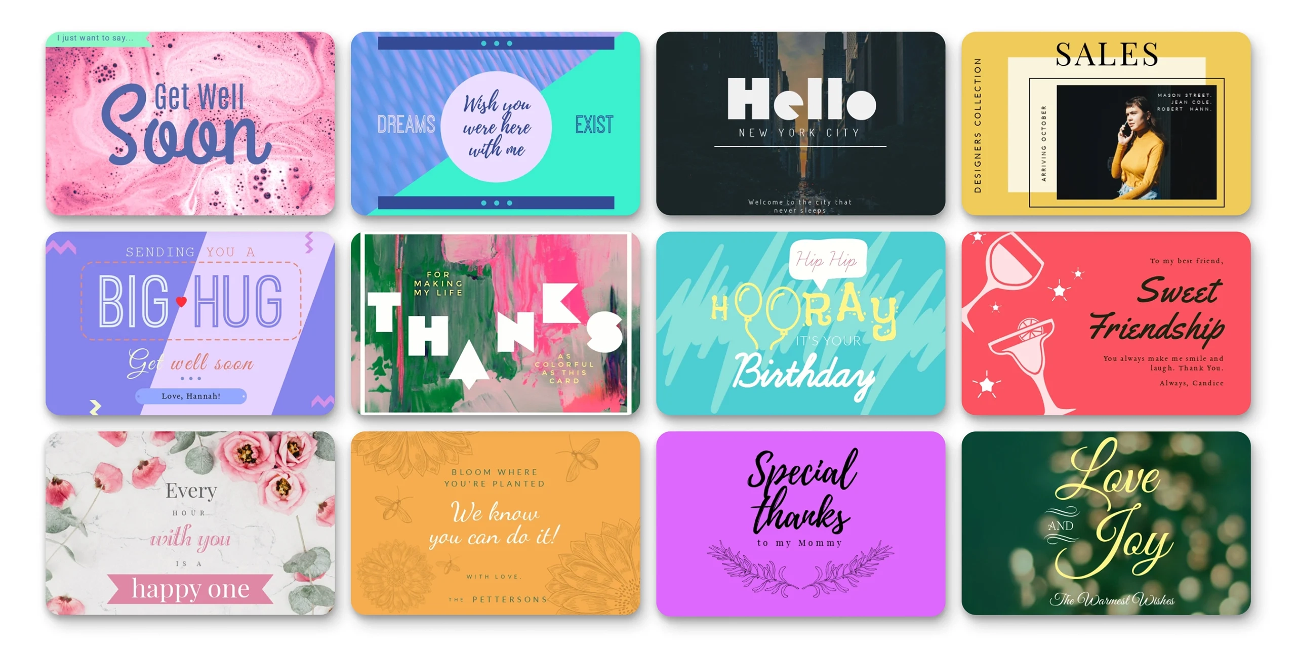 Free Greeting Card Maker Create Beautiful Cards Visme