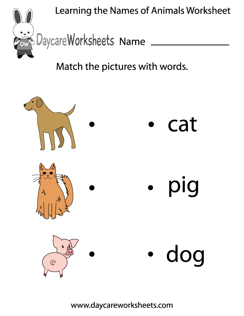 Free Printable Pet Worksheets
