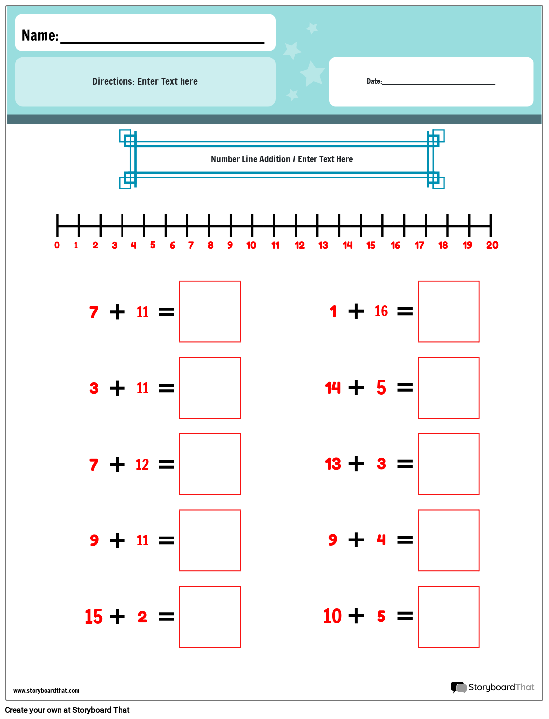Free Number Line Worksheets Addition And Decimals Worksheets 