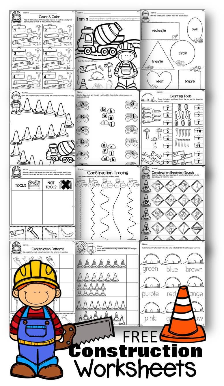Pre K Printable Worksheets