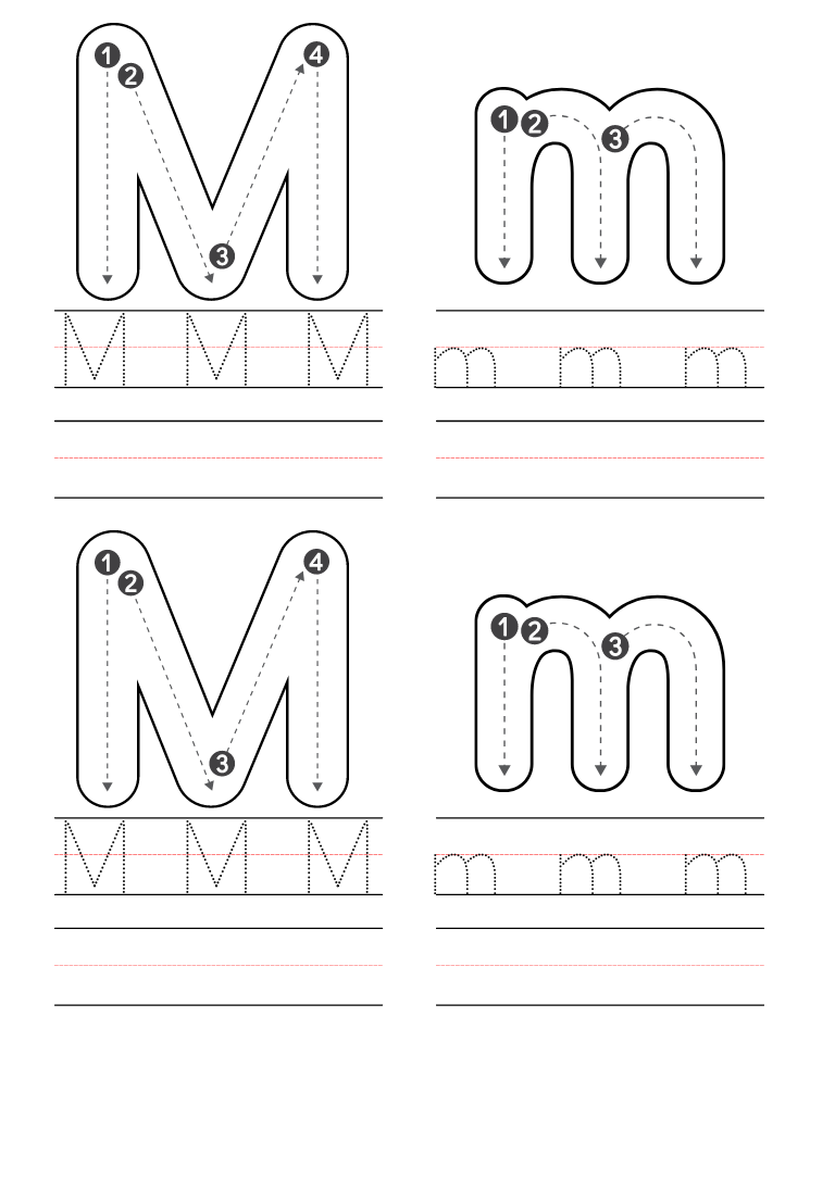 Worksheets With Letter M