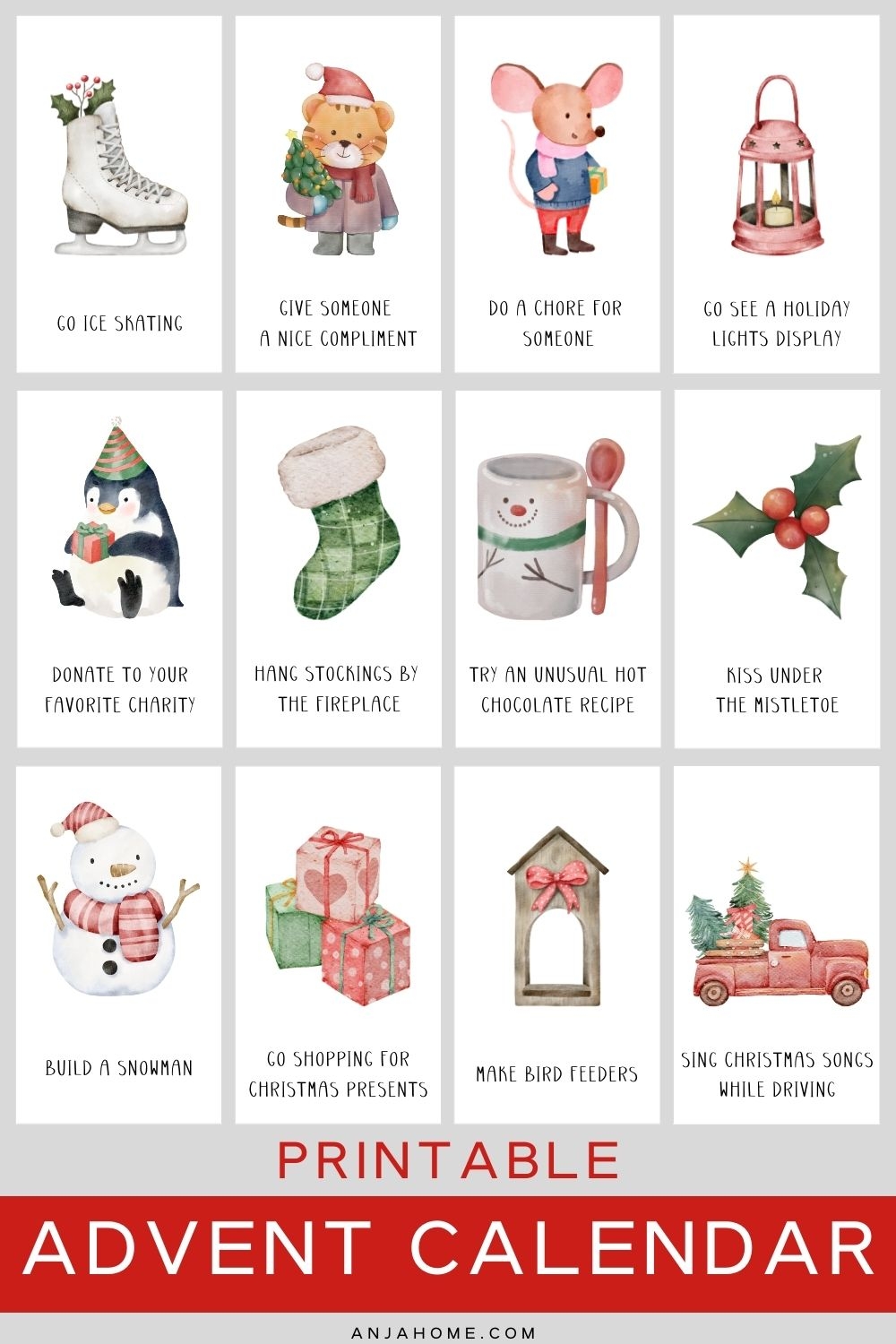 Free Advent Printables For Kids