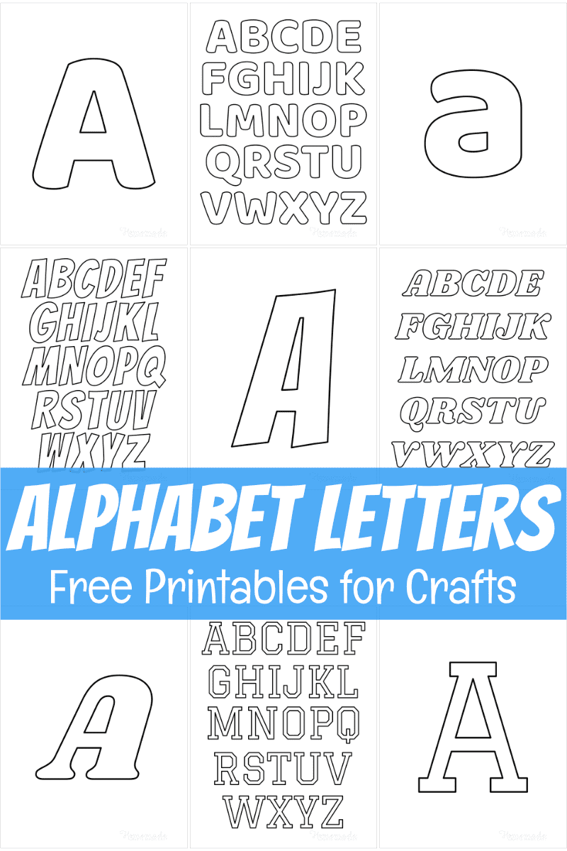 Large Printable Letters For Banners Size