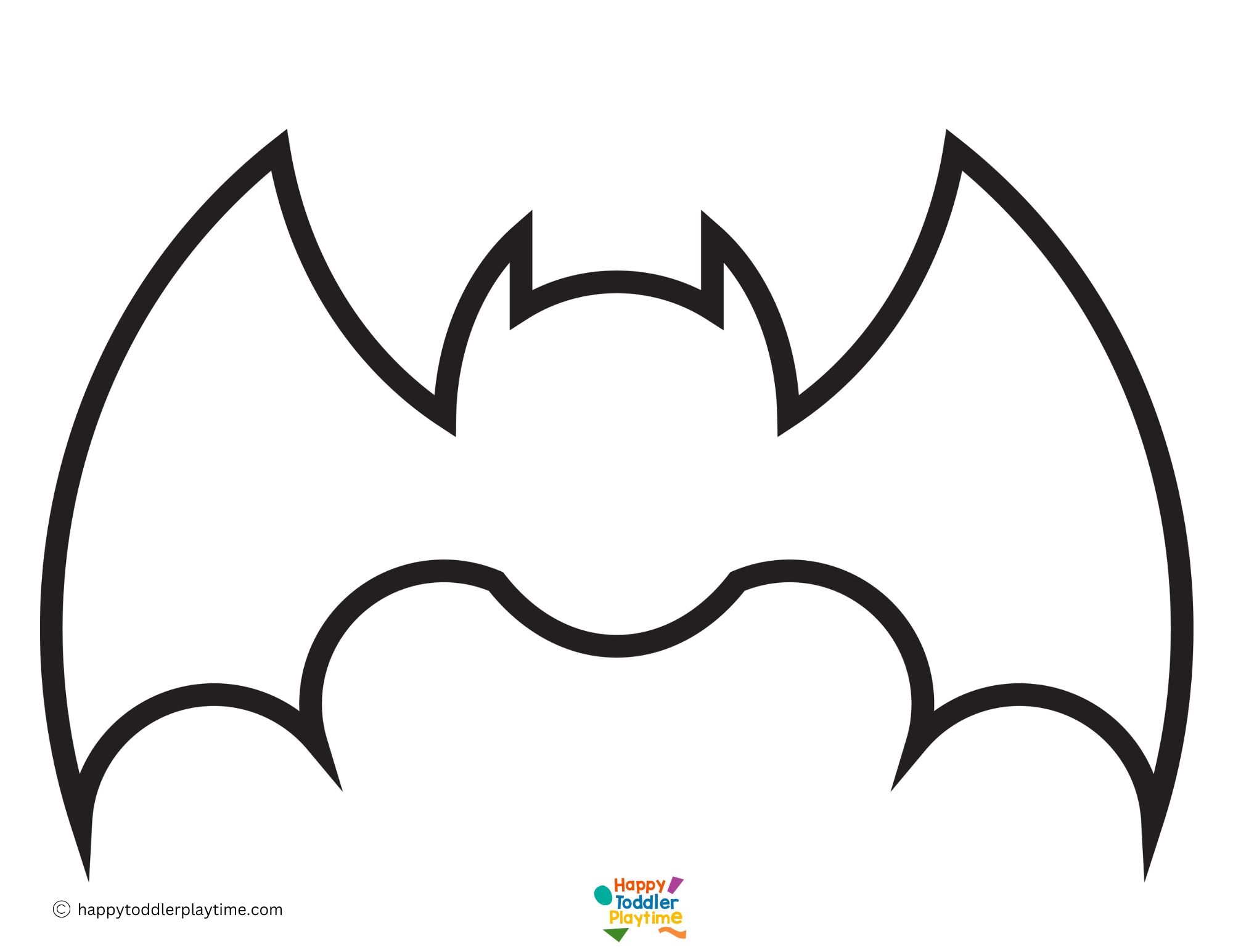 Free Printable Bat Templates For Halloween Crafts Happy Toddler 