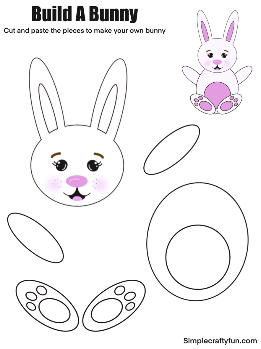 Easter Bunny Template Printable