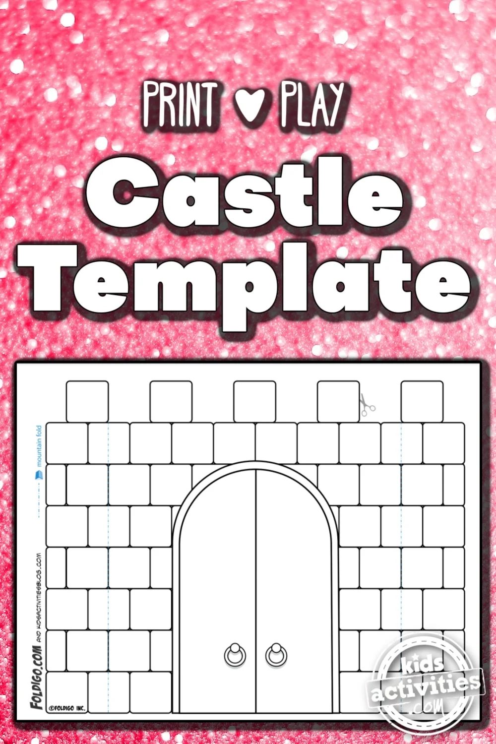 Castle Template Printable