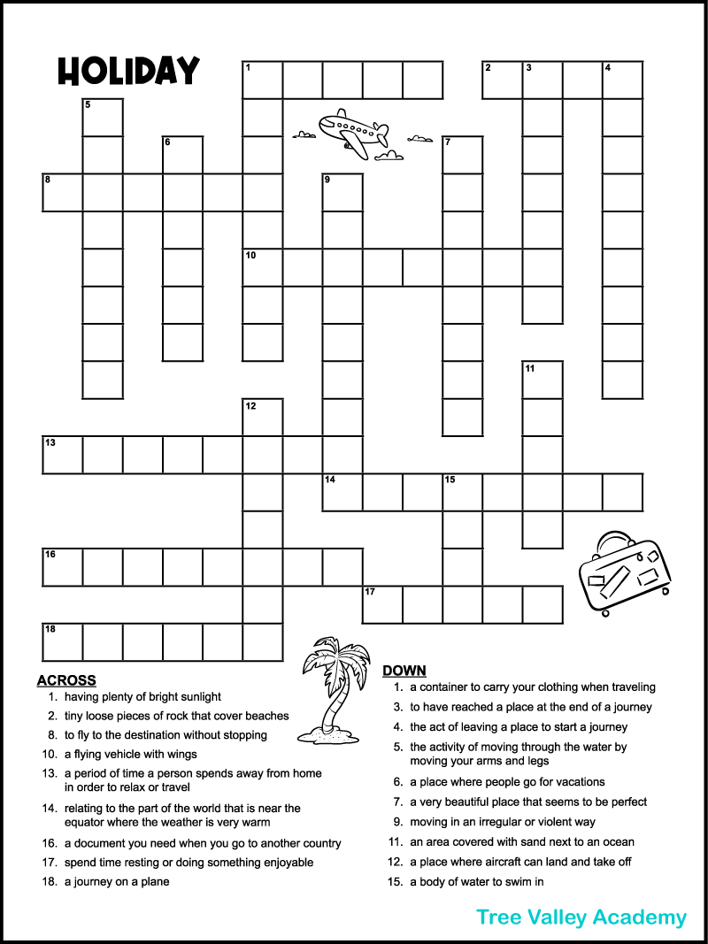 Free Printable Adult Crossword Puzzles