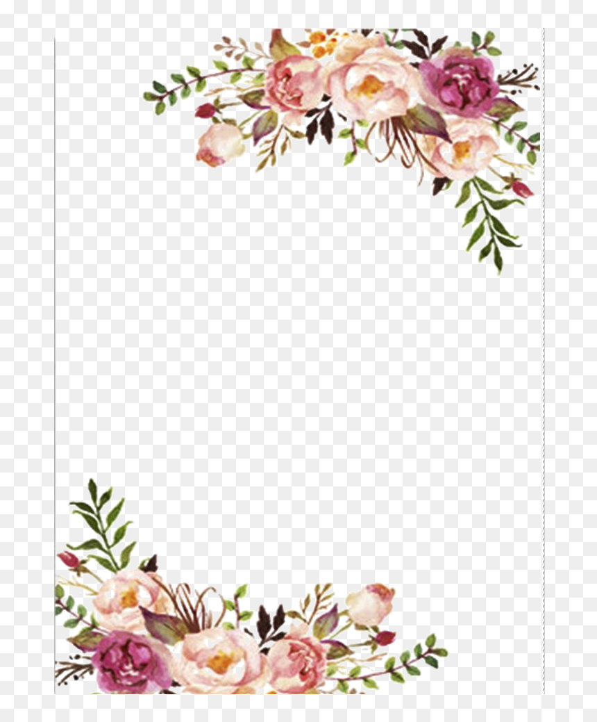 Flower Border Design Printable