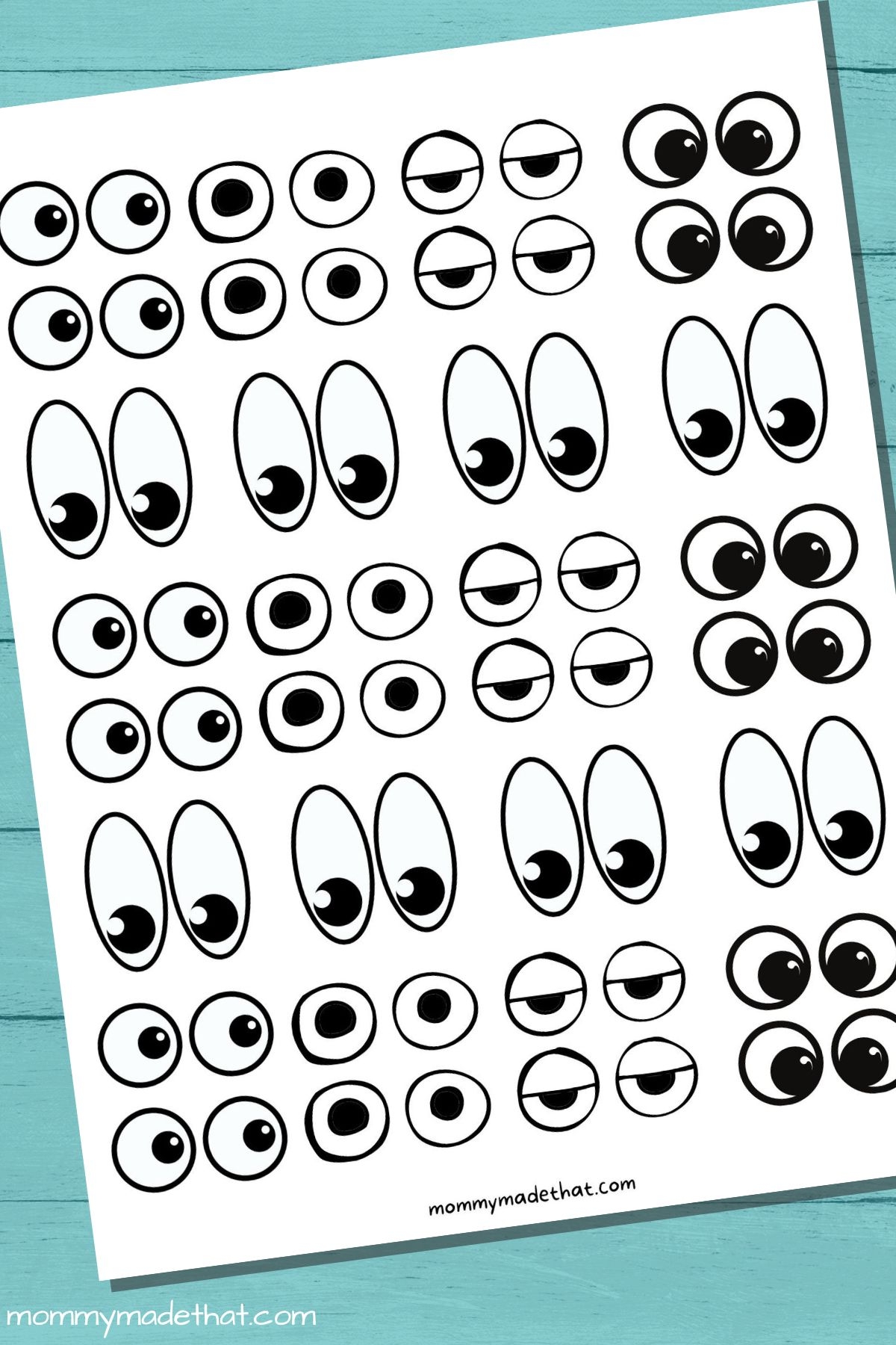 Eyes Template Printable