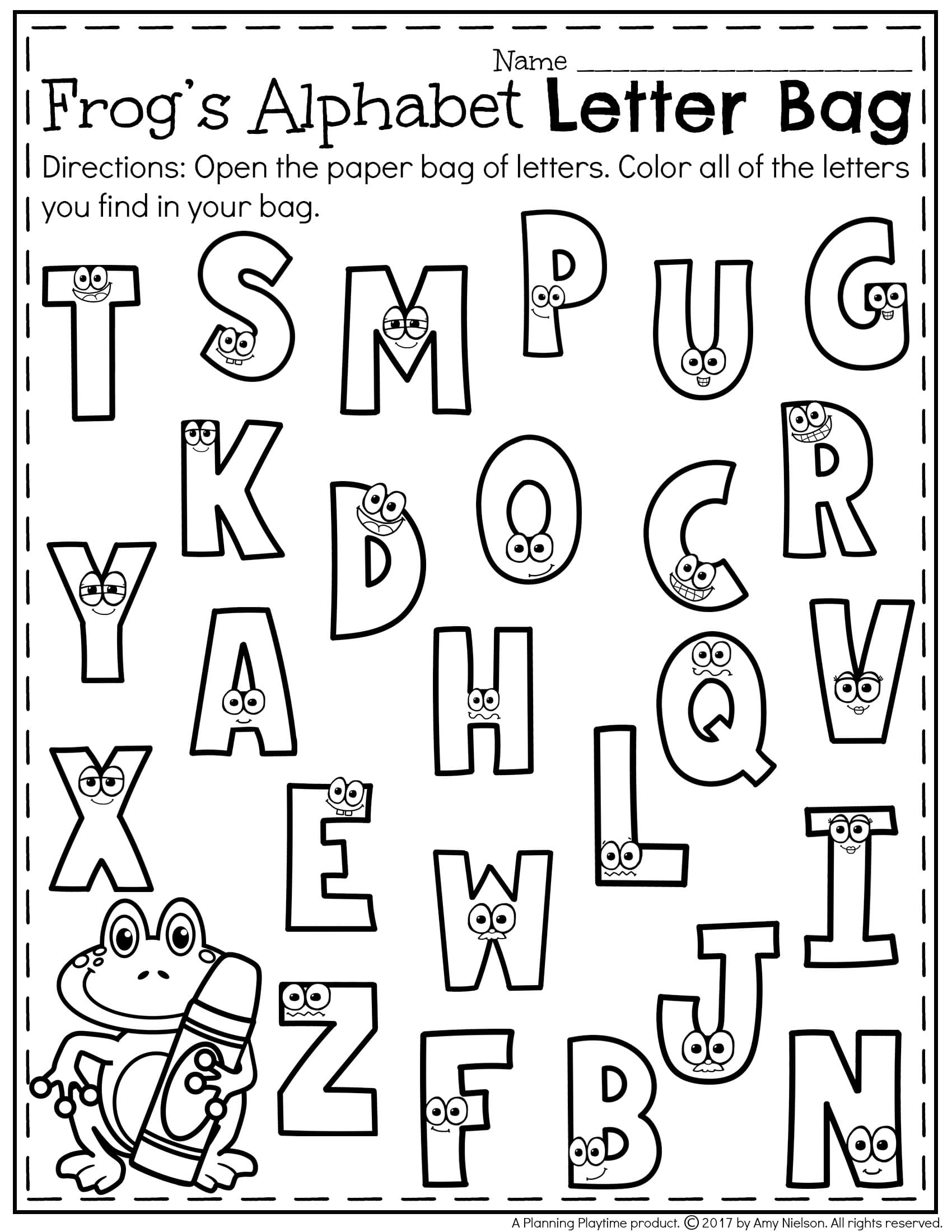 Free Printable Letter Recognition Activities Download Free 
