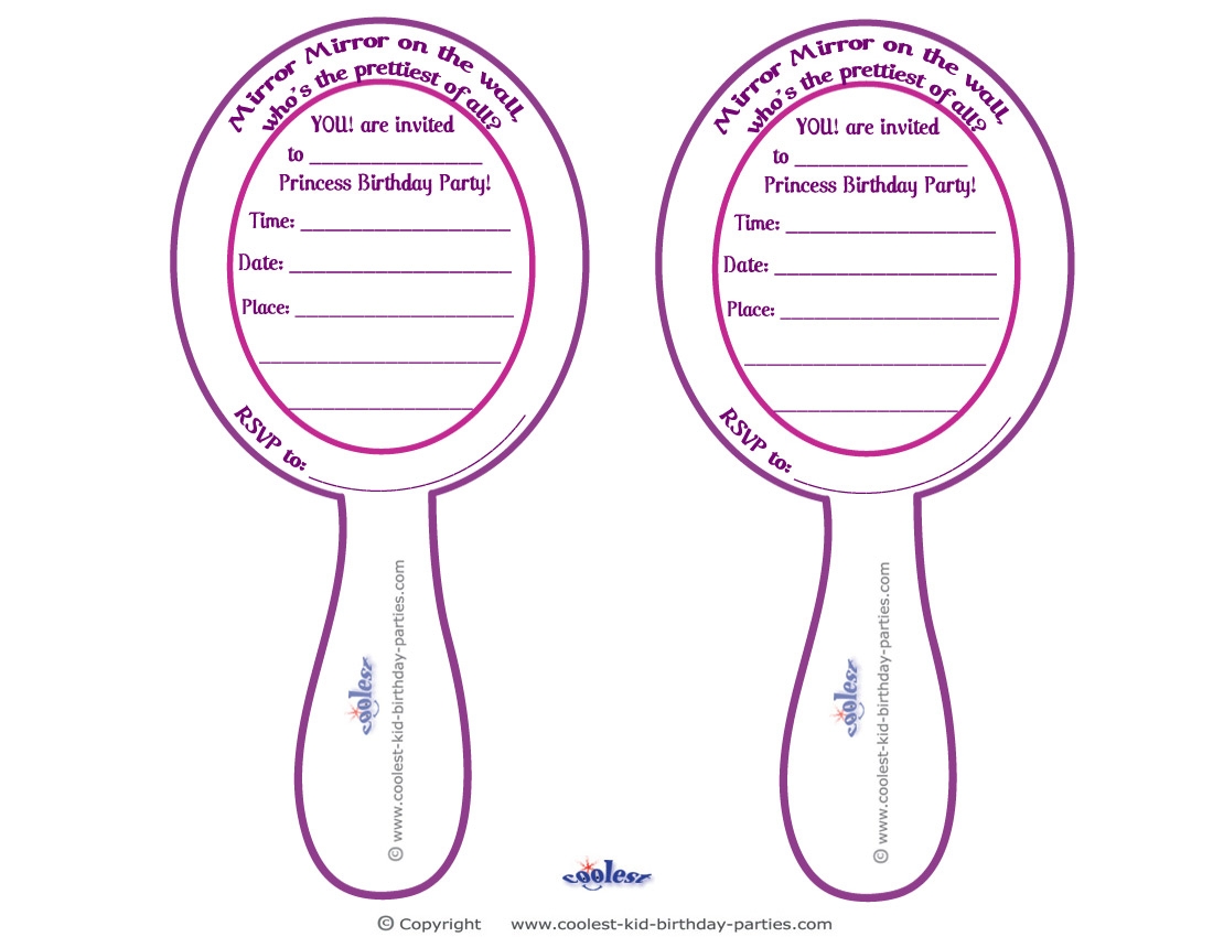 Free Printable Mirror Invitations Download Free Printable Mirror 