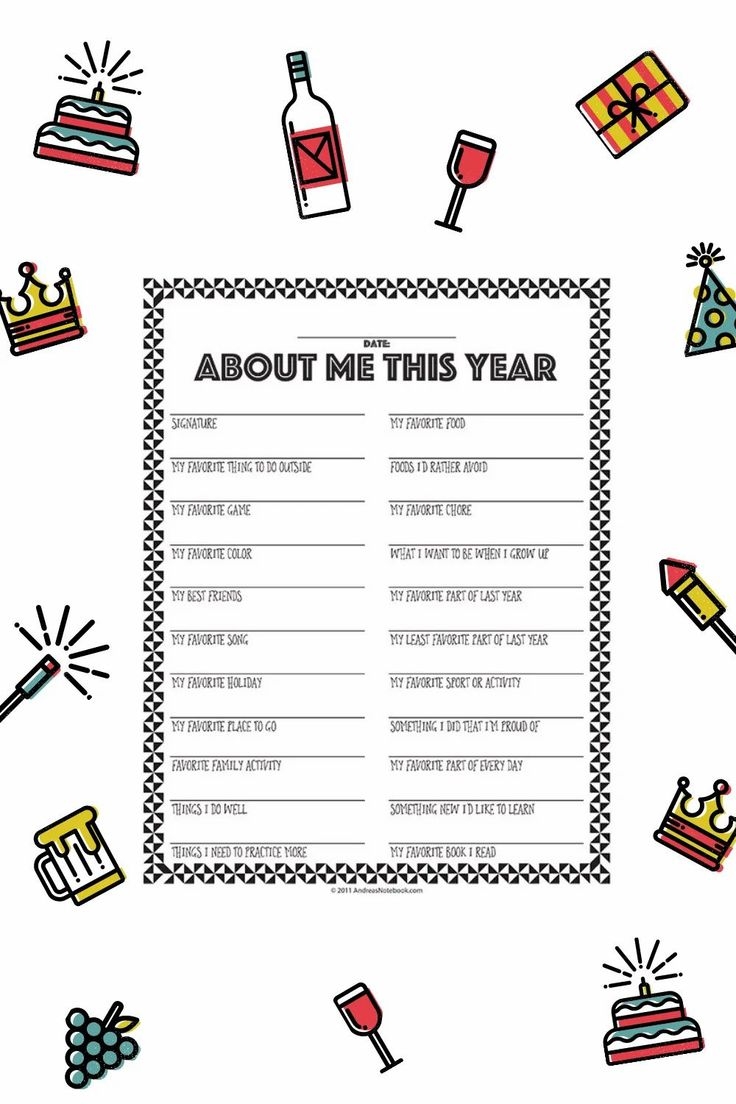 Free Printable Time Capsule Template
