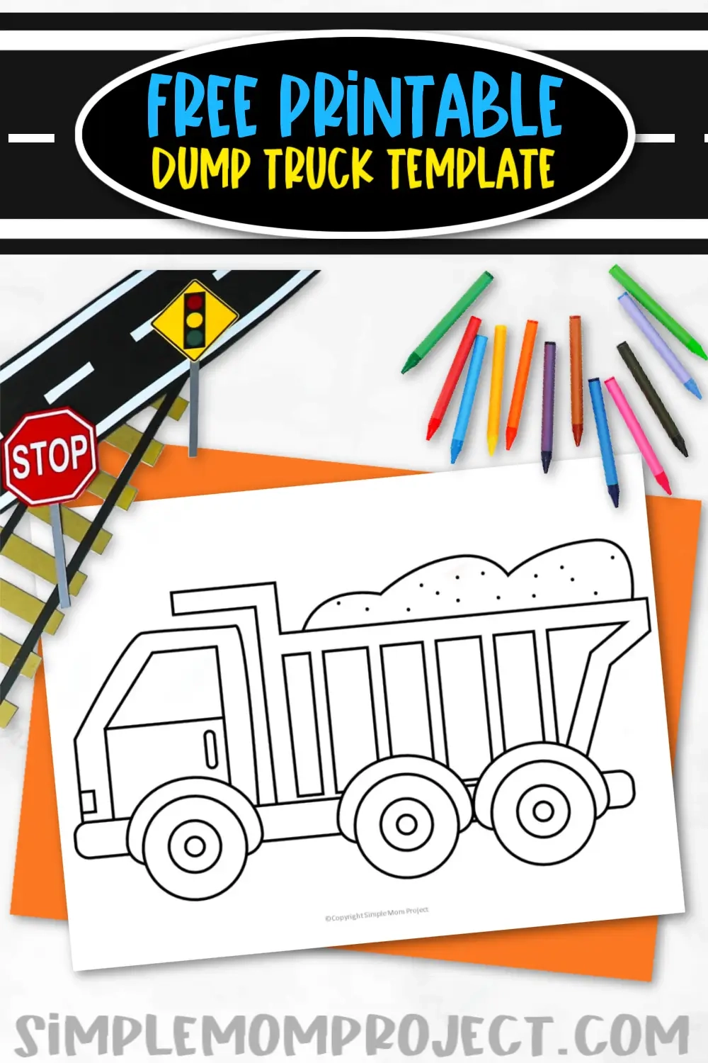 Printable Truck Template