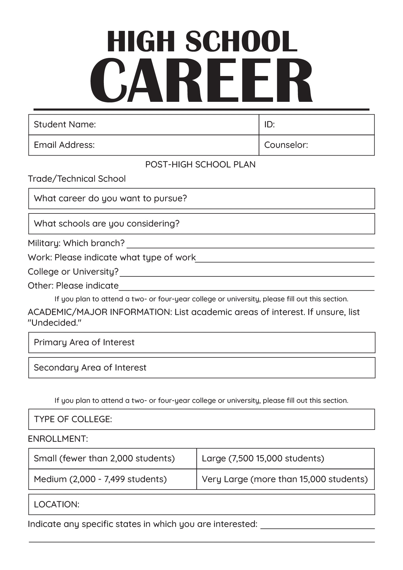 Free Printable Worksheet For High School Download Free Printable 
