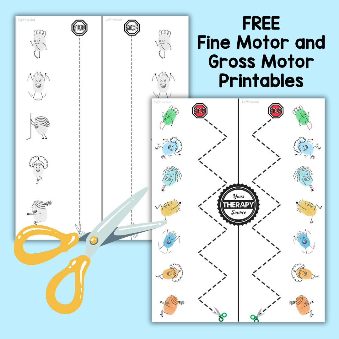 Free Scissor Practice Printable Your Therapy Source