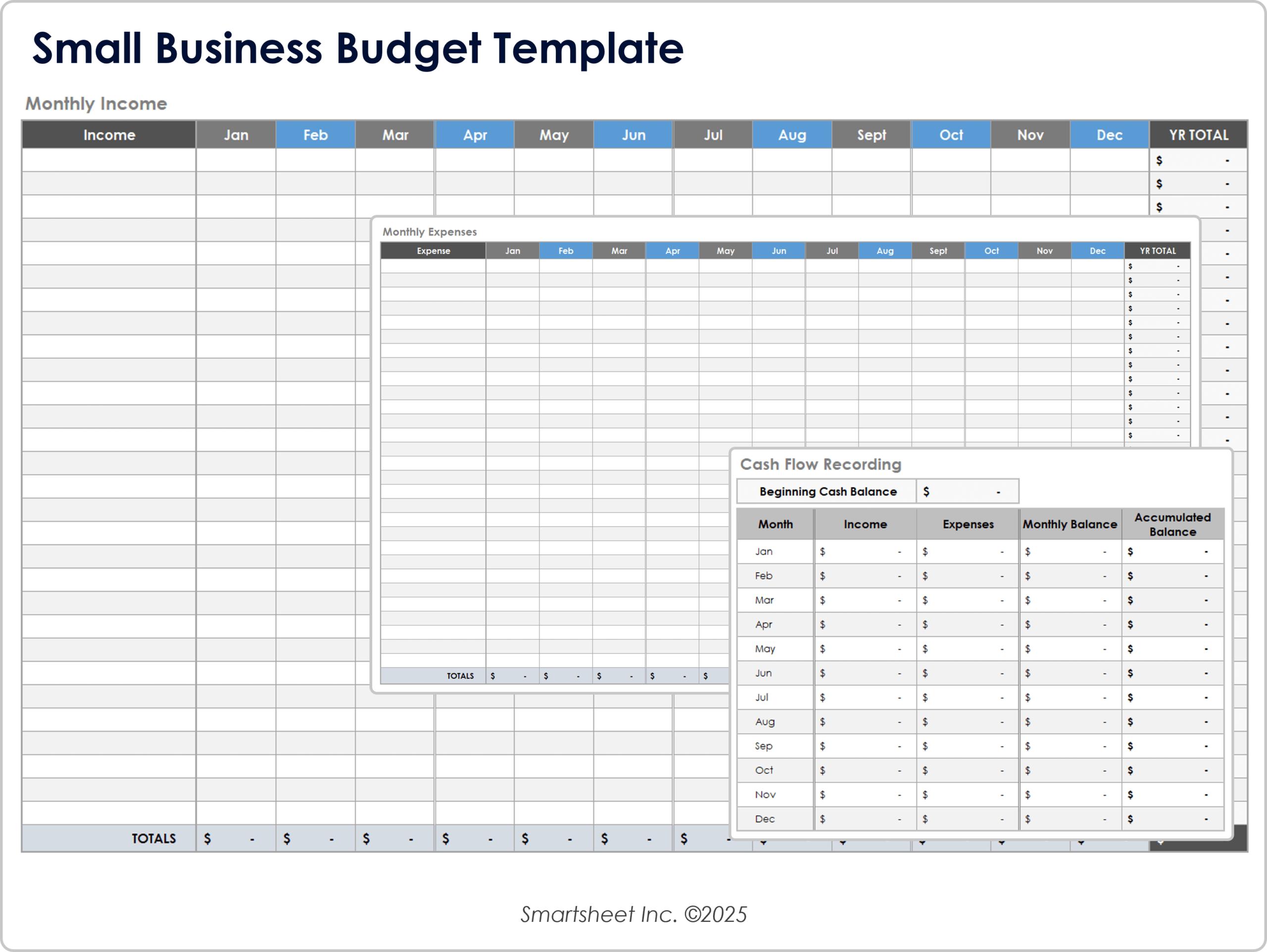 Free Small Business Budget Templates