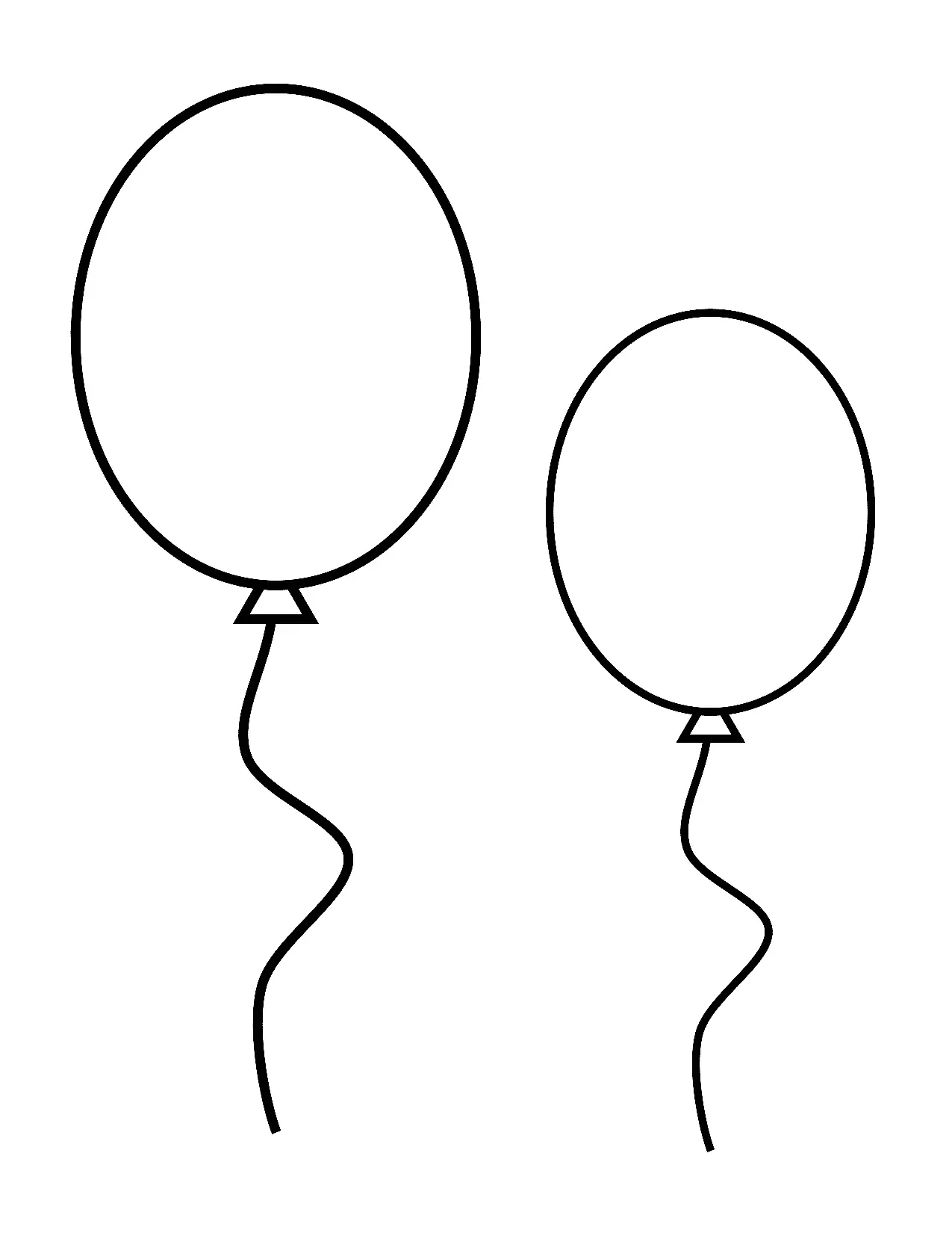 Printable Balloon Template
