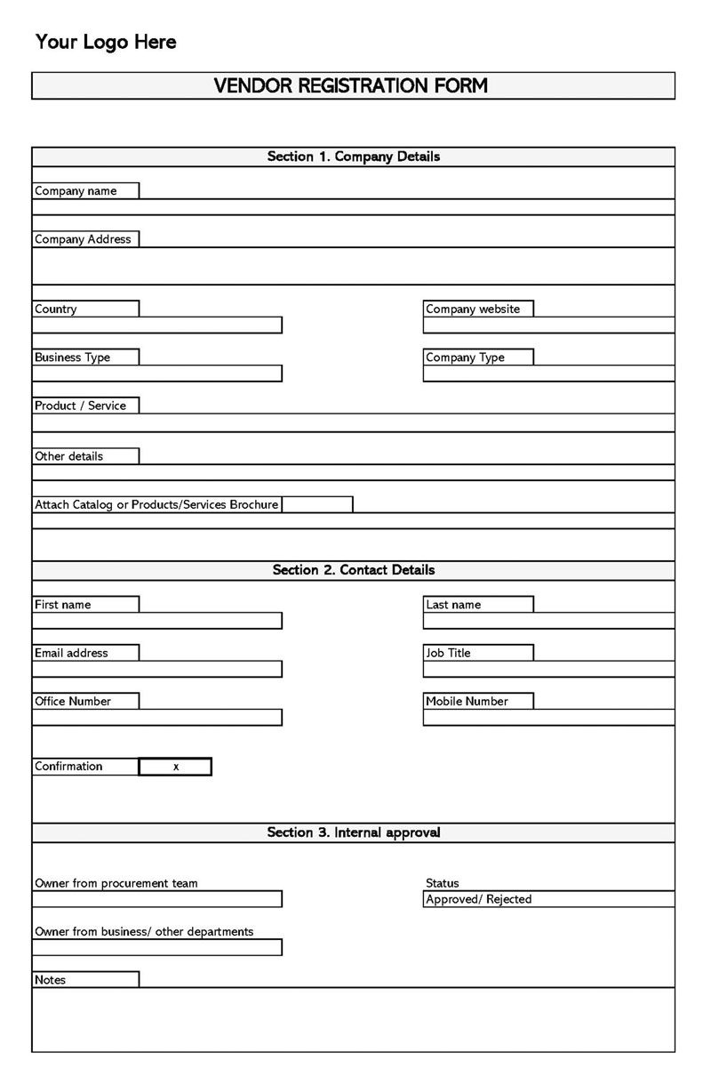 Free Printable Registration Forms