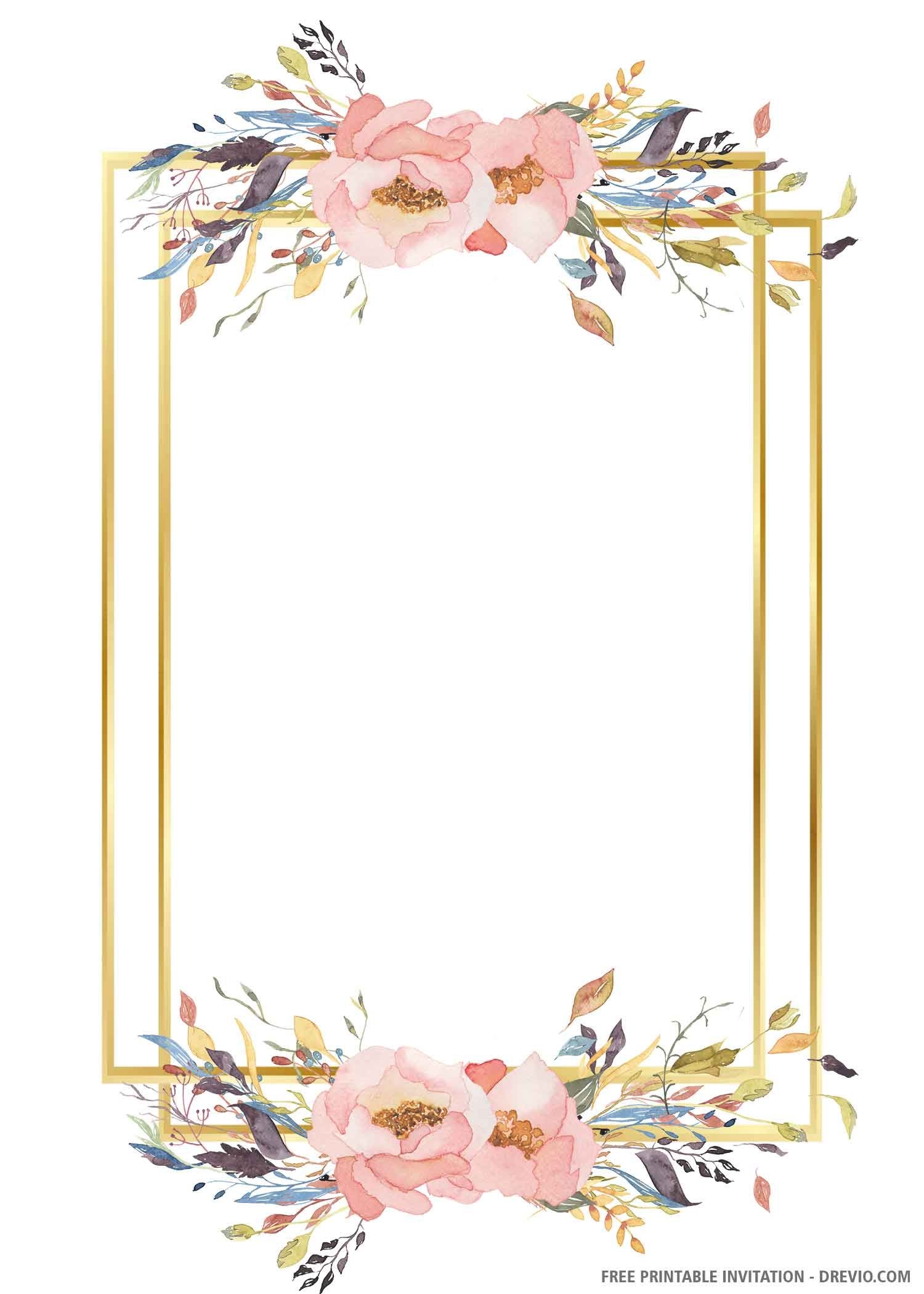 Free Wedding Invitation Templates And Designs Free Wedding 