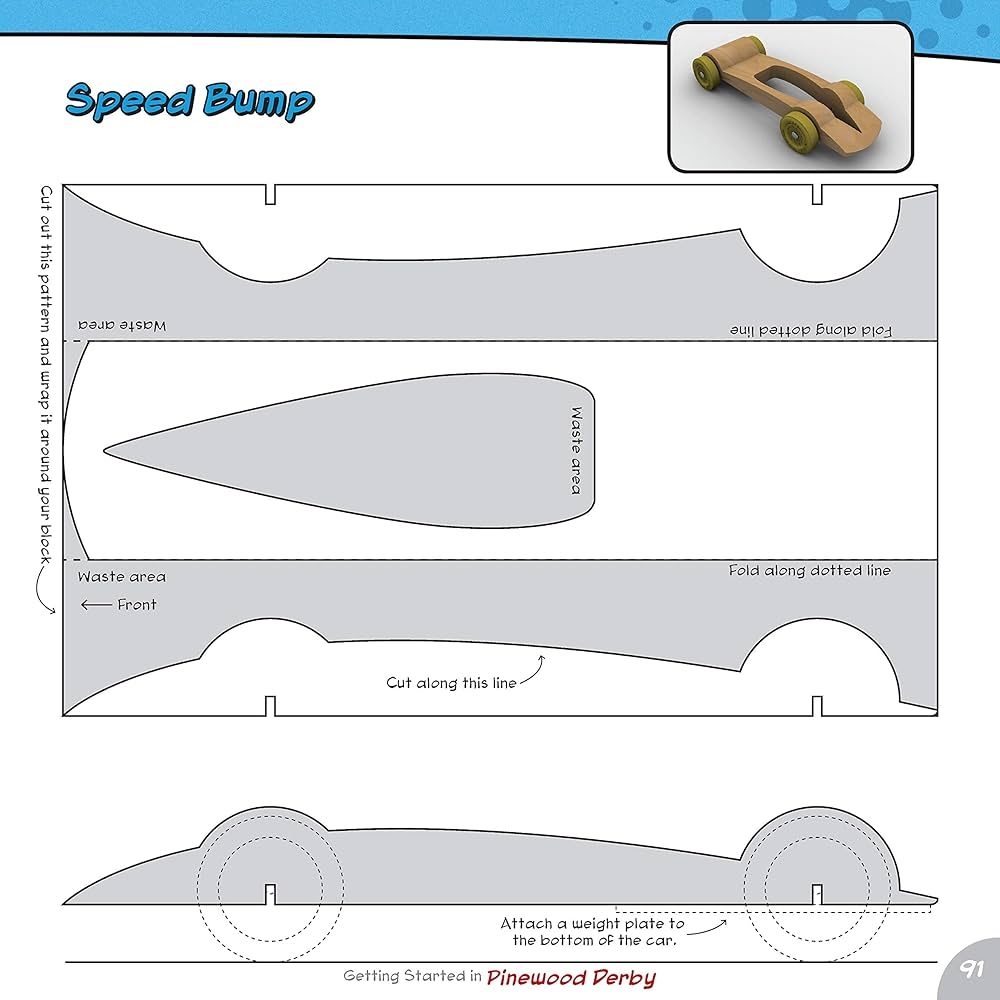 Pinewood Derby Template Printable