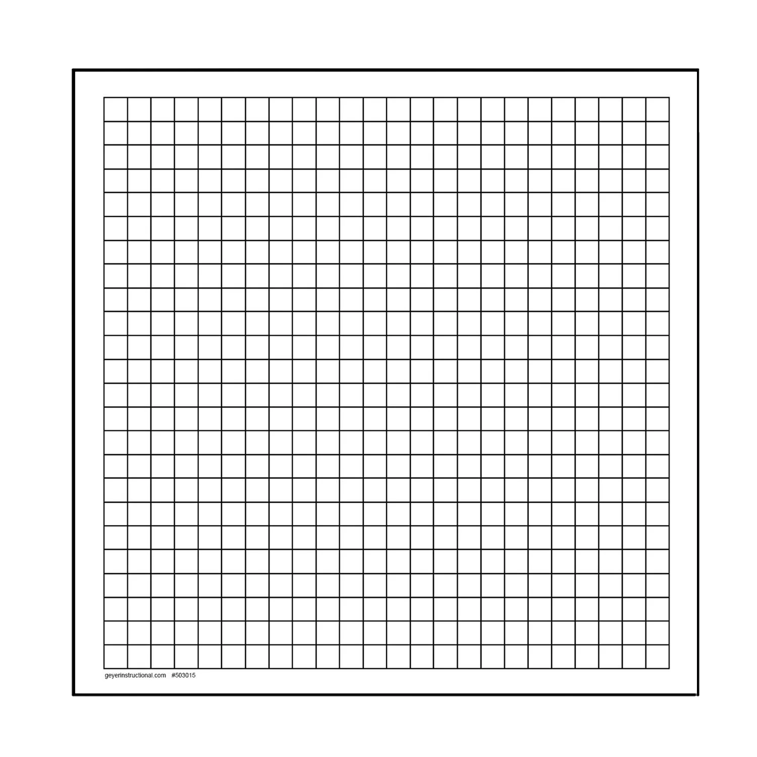 Geyer Instructional Easy Cling Graph Paper 20 in X 20 in 