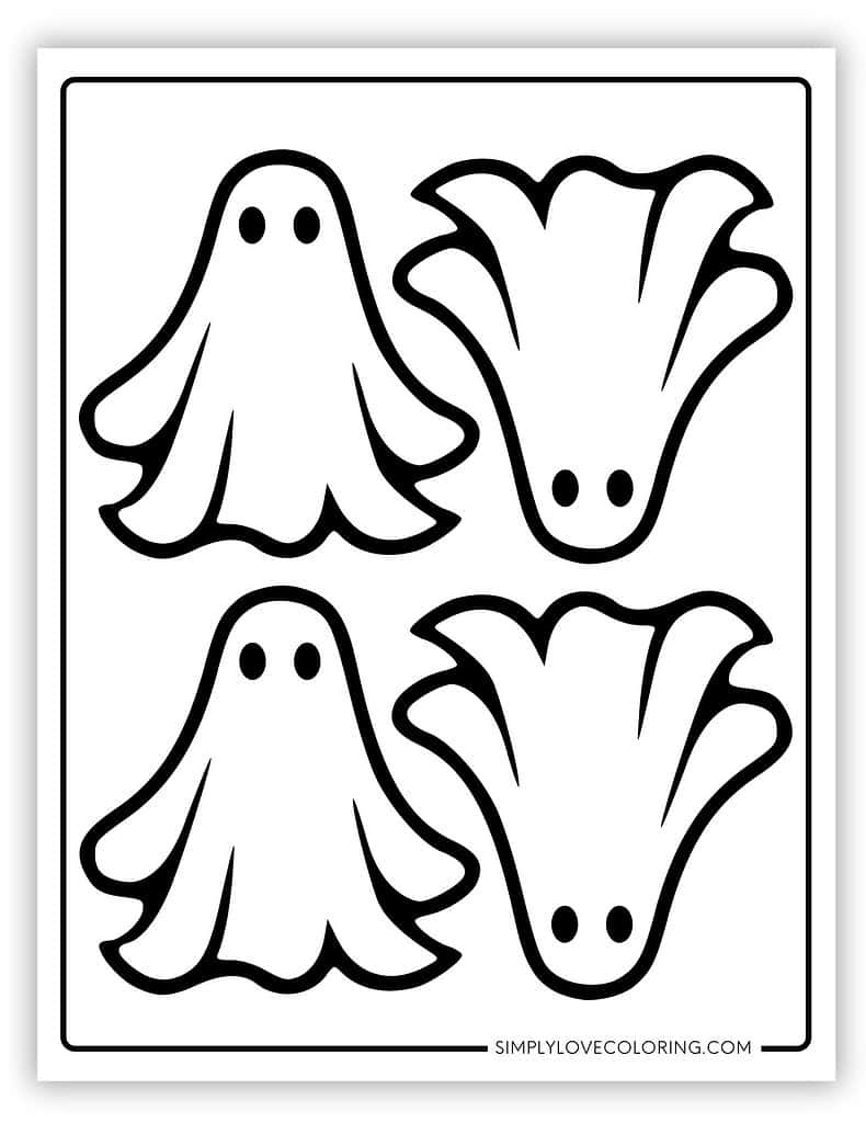 Free Printable Ghost Templates
