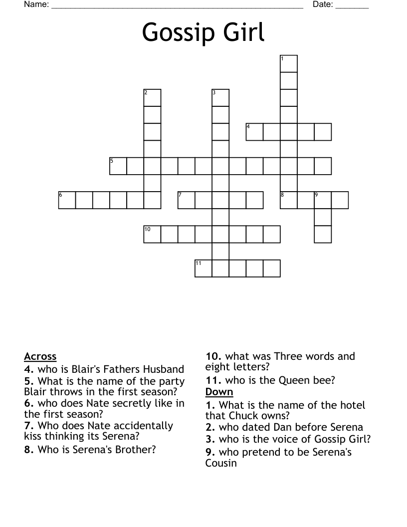 Gossip Crossword Clue Answer