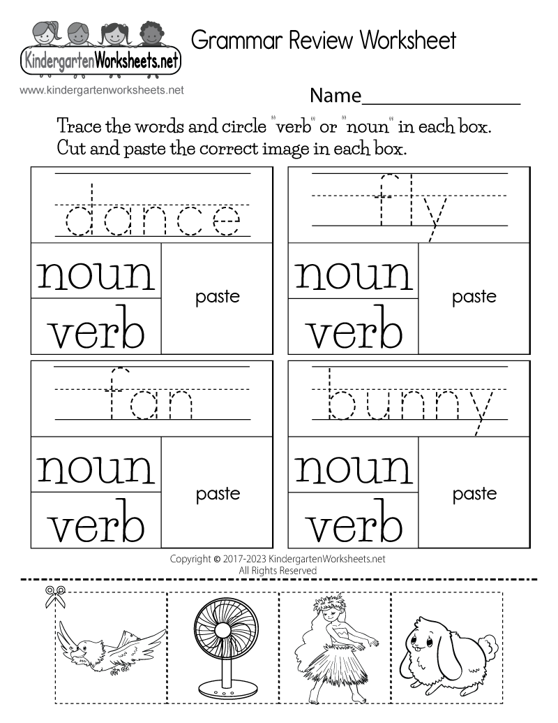 Grammar Review Worksheet Free Printable Digital amp PDF