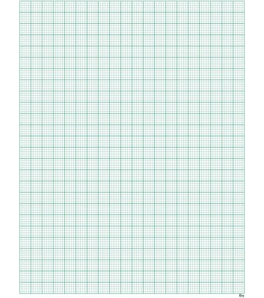 Graph Paper 100 Sheets