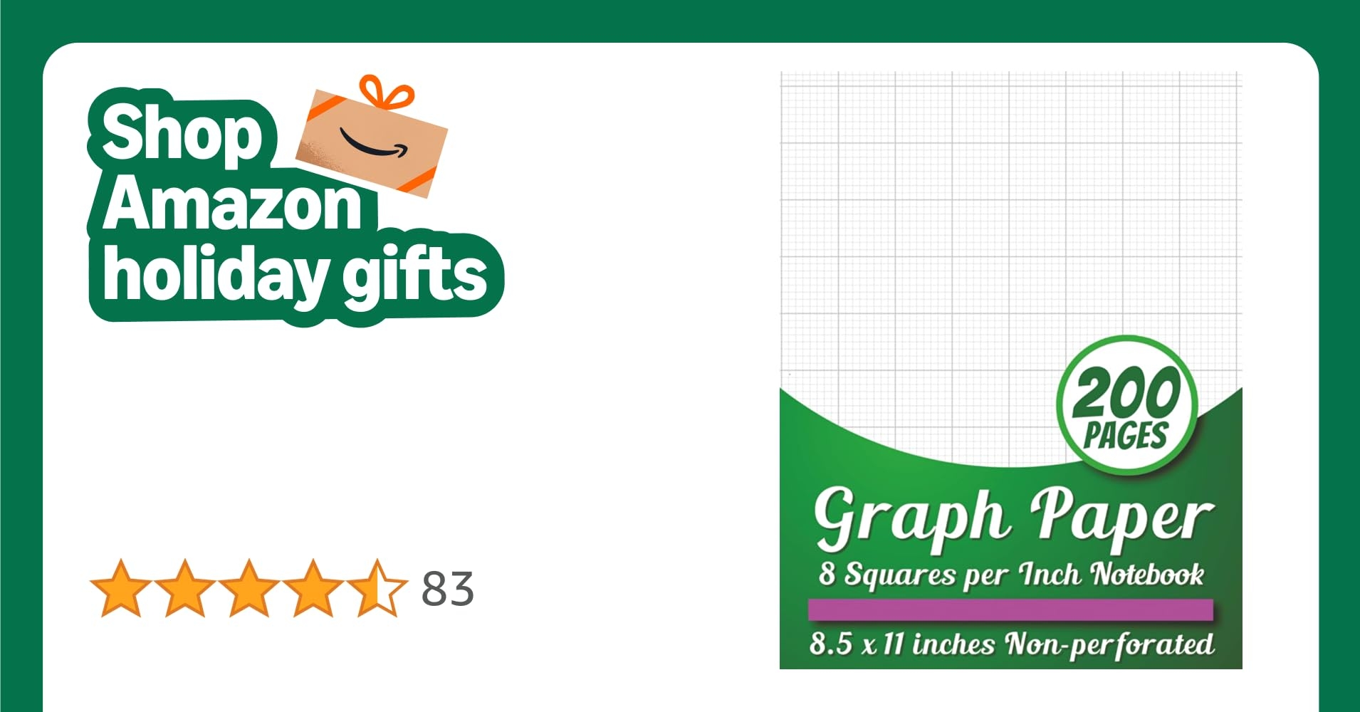 Graph Paper 8 Squares Per Inch Notebook 1 8 Inch Graph Rule 
