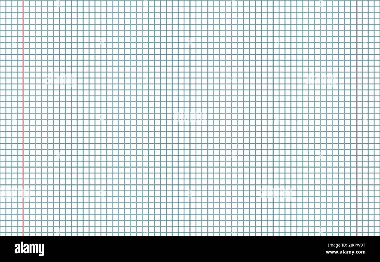 Graph Paper Printable Squared Grid Paper With Color Horizontal 