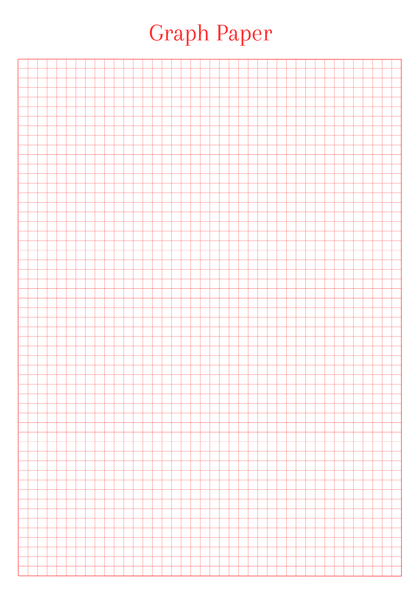 Half Inch Grid Paper Printable