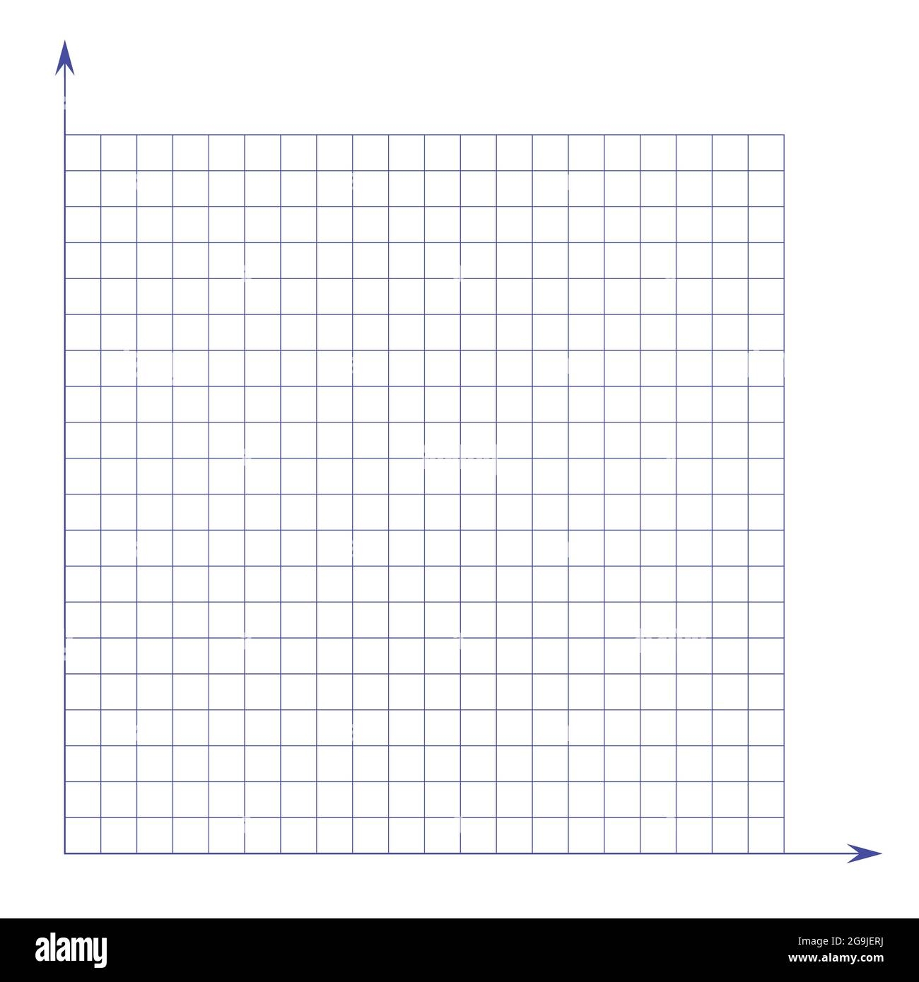 Grid Paper Mathematical Graph Cartesian Coordinate System With X 