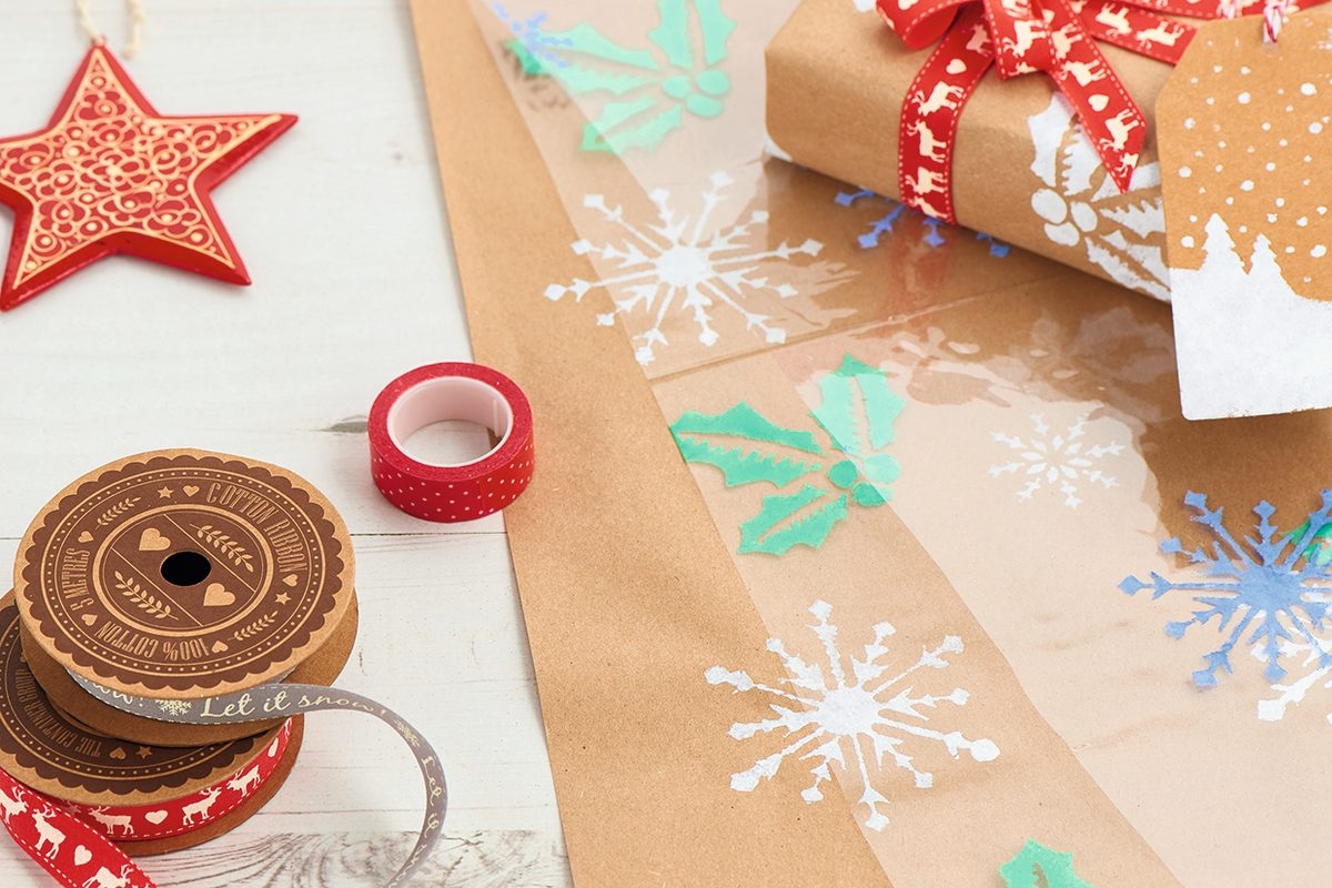 Handmade Wrapping Paper Gathered