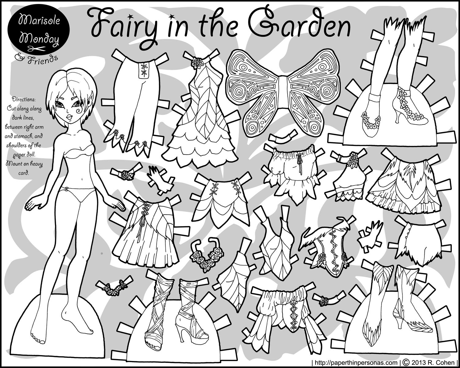 Paper Doll Printable Template