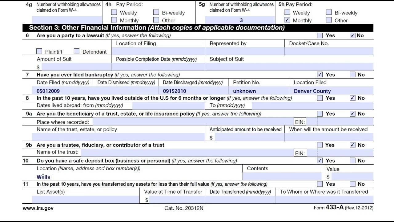 Print Irs Form 433 D
